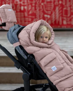 7 A.M. Blanket 212 Evolution Footmuff, Oslo Cloud - Ash Rose