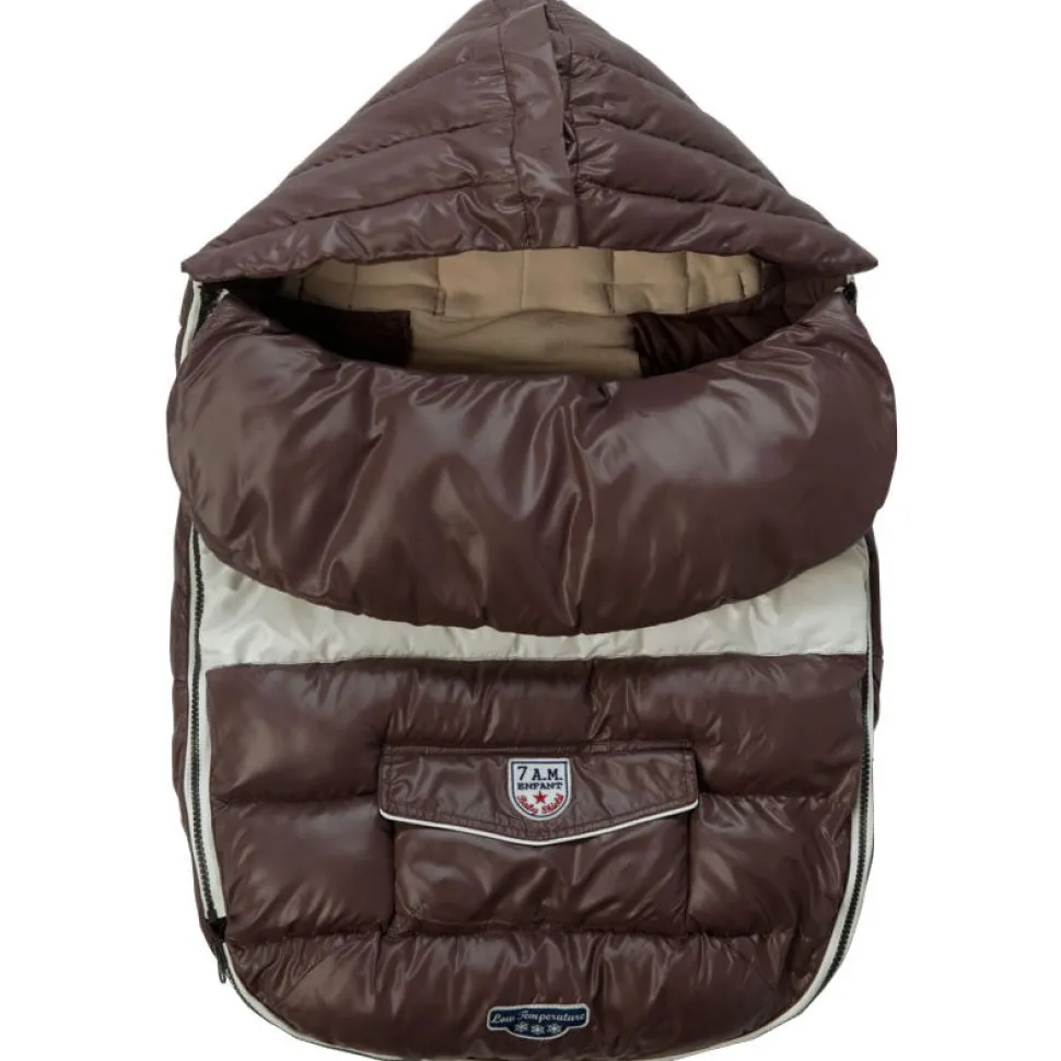 7 A.M. Enfant Baby Shield Footmuff, Small - Marron Glace