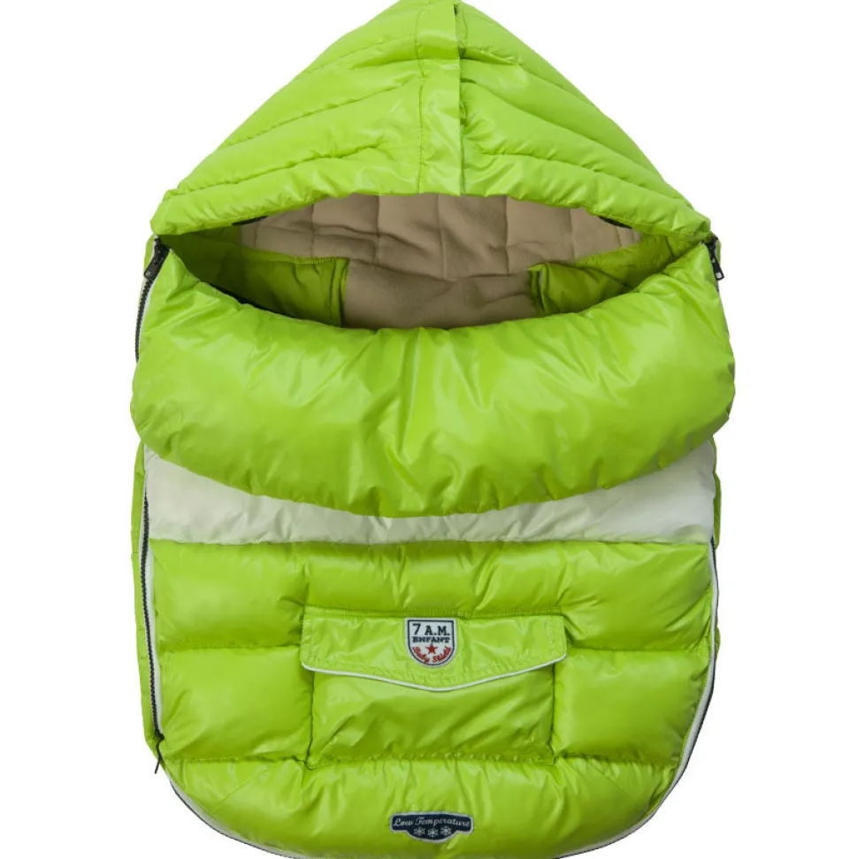 7 A.M. Enfant Baby Shield Footmuff, Medium - Neon Lime