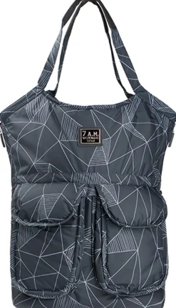 7 A.M. Enfant Barcelona Bag - Black Geo