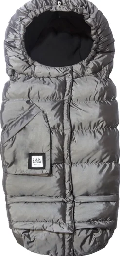 7 A.M. Enfant Blanket 212 Evolution Footmuff - Metallic Grey