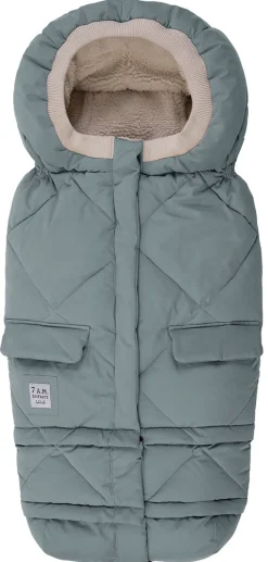 7 A.M. Enfant Blanket 212 Evolution Footmuff - Mirage Blue Quilted
