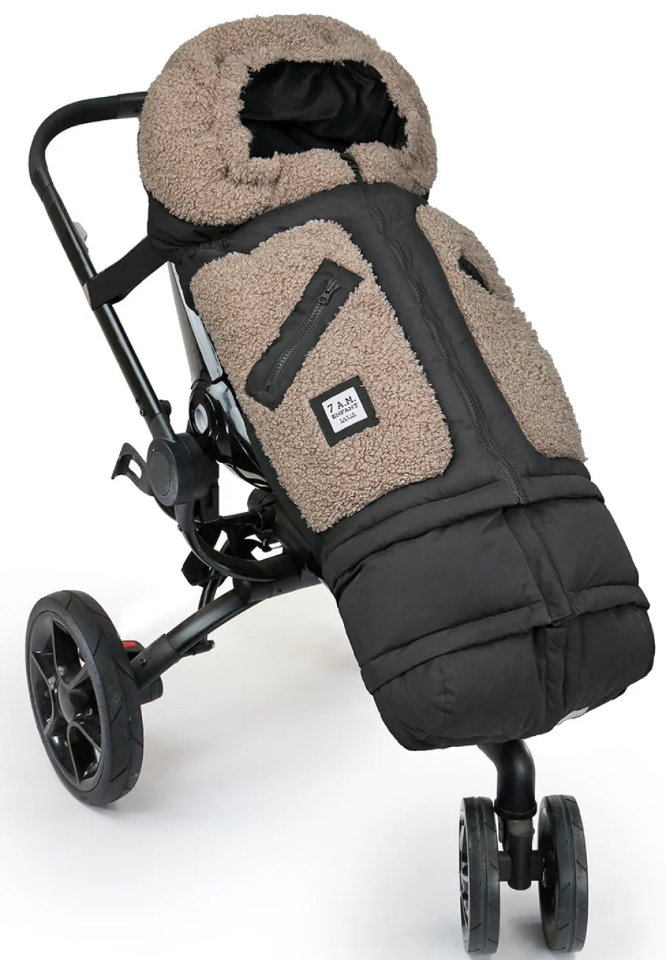 7 A.M. Enfant Blanket 212 Evolution Footmuff - Oatmeal Teddy