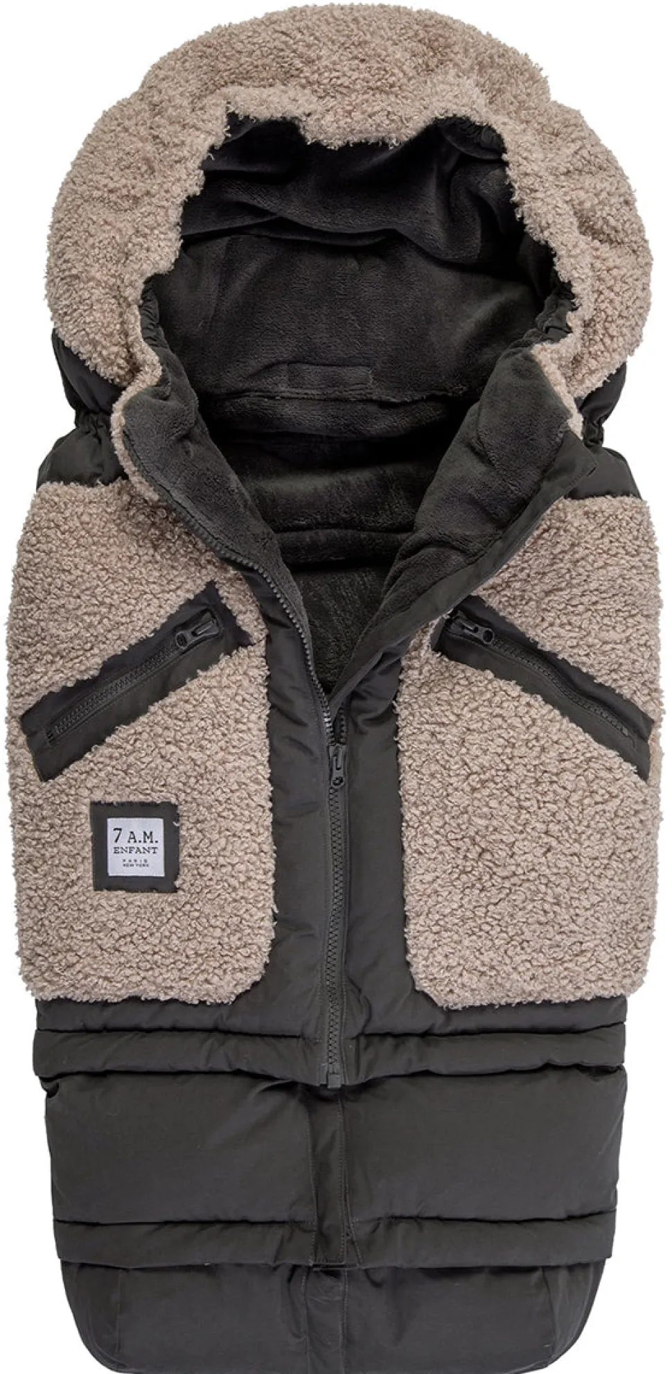 7 A.M. Enfant Blanket 212 Evolution Footmuff - Oatmeal Teddy