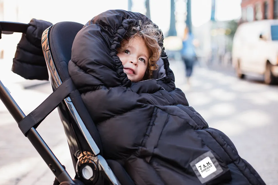7 A.M. Enfant Blanket 212 Evolution Footmuff - Black