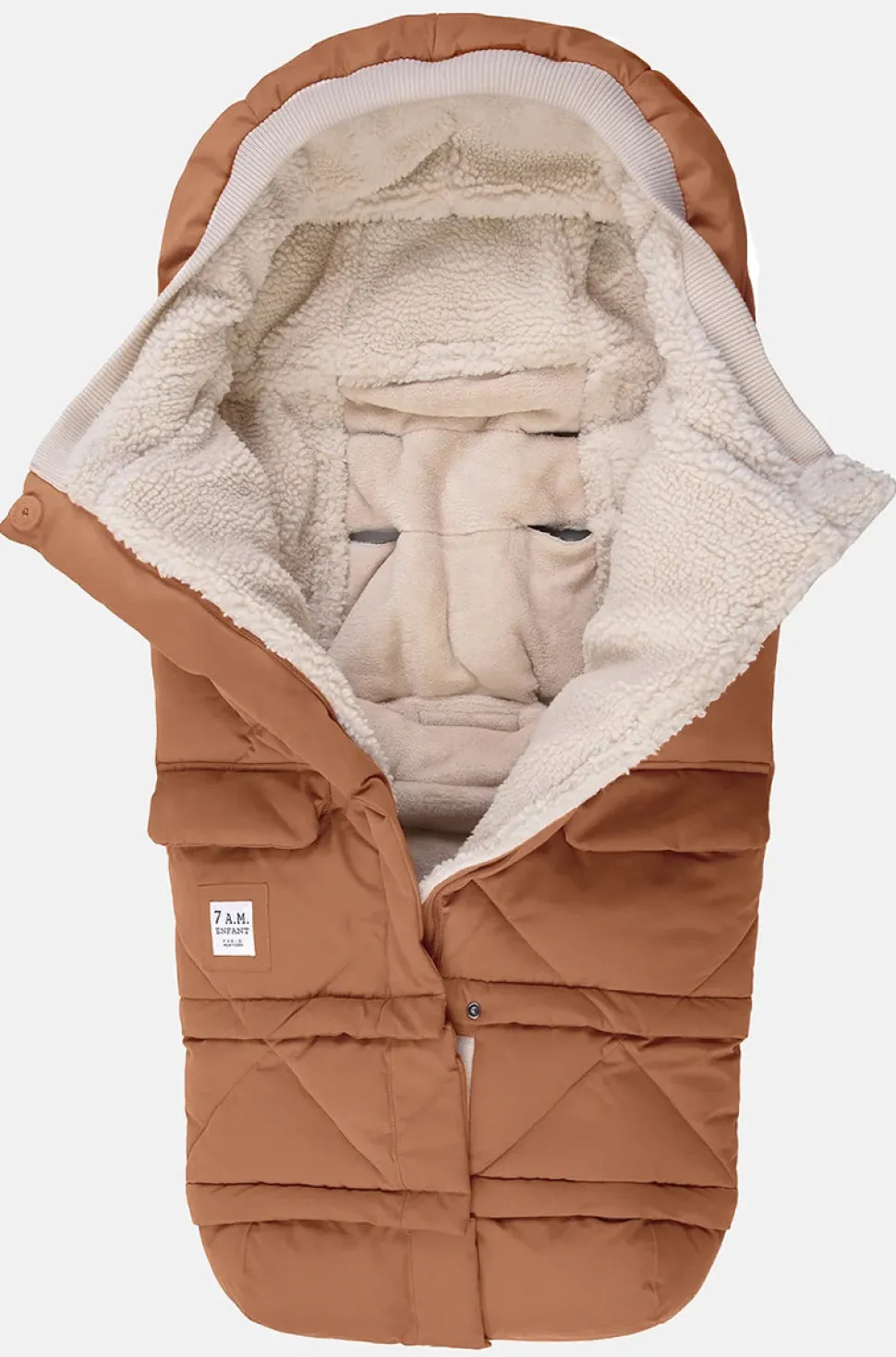 7 A.M. Enfant Blanket 212 Evolution Footmuff - Spice Quilted