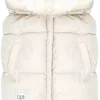 7 A.M. Enfant Blanket 212 Evolution Tundra Footmuff - Heather Beige / White Faux Fur