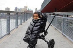 7 A.M. Enfant Blanket 212 Evolution Polar Footmuff - Black Polar