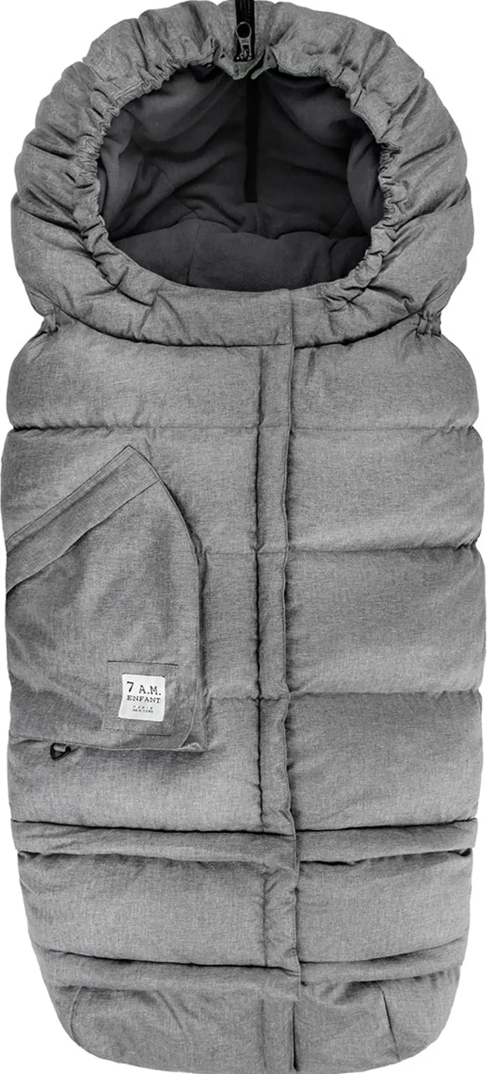 7 A.M. Enfant Blanket 212 Evolution Footmuff - Heather Gray
