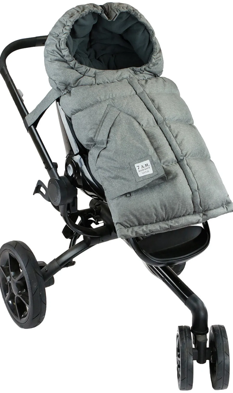 7 A.M. Enfant Blanket 212 Evolution Footmuff - Heather Gray