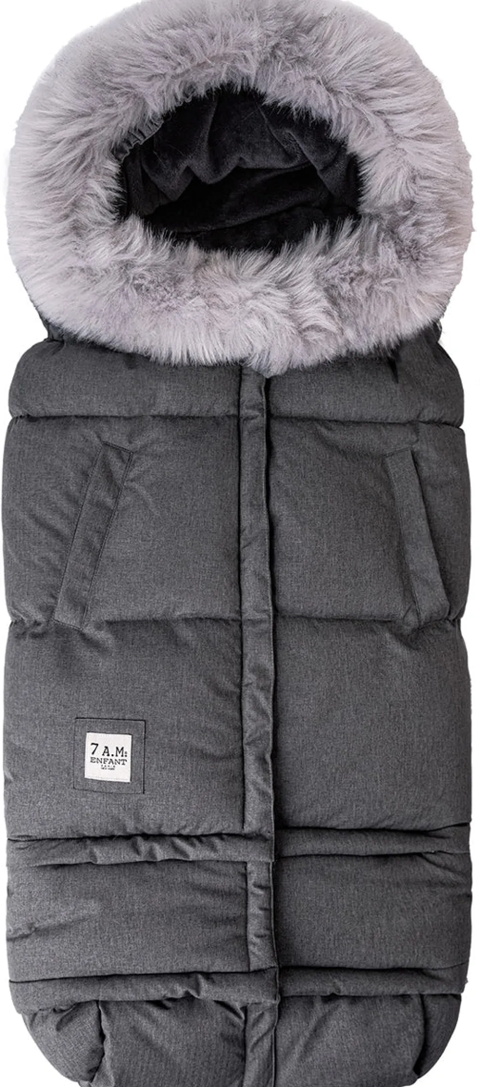 7 A.M. Enfant Blanket 212 Evolution Tundra Footmuff - Heather Grey Dark