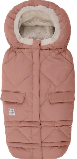 7 A.M. Enfant Blanket 212 Evolution Footmuff - Rose Dawn Quilted