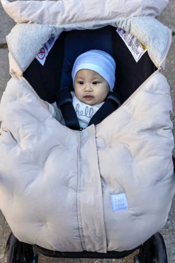 7 A.M. Enfant Car Seat Cocoon Bebe - Airy - Cameo Pink