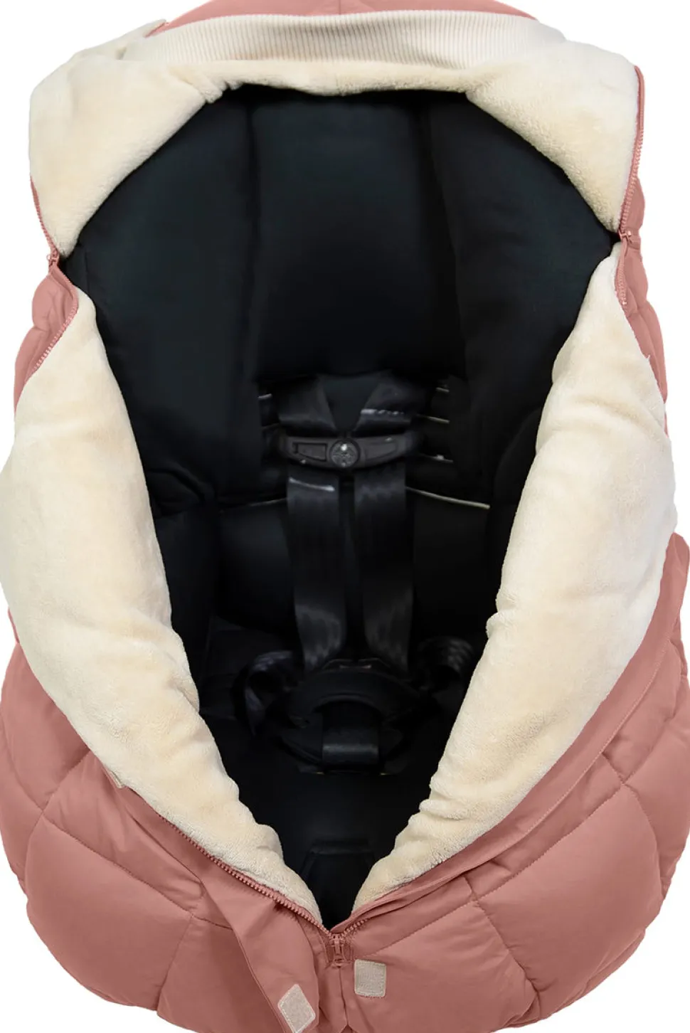 7 A.M. Enfant Cocoon Car Seat Cover - Benji - Rose Dawn Quilted