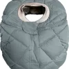 7 A.M. Enfant Cocoon Car Seat Cover - Benji - Mirage Blue Quilted