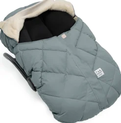 7 A.M. Enfant Cocoon Car Seat Cover - Benji - Mirage Blue Quilted