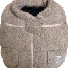 7 A.M. Enfant Cocoon Car Seat Cover - Teddy - Oatmeal Teddy
