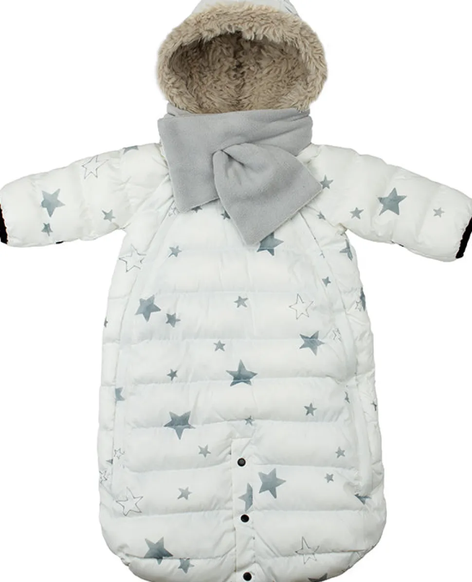 7 A.M. Enfant Doudoune, Medium - Stars White