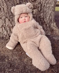 7 A.M. Enfant Jumpsuit - Teddy - Oatmeal (3-6M)