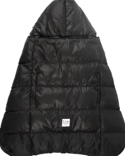 7 A.M. Enfant K Poncho Carrier Cover Heavyweight - Black (0-3T)
