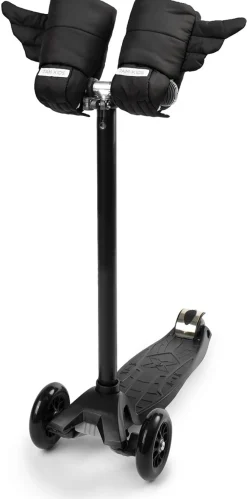7 A.M. Enfant KIDS Warmmuffs - Wings - Black (2T-4T)