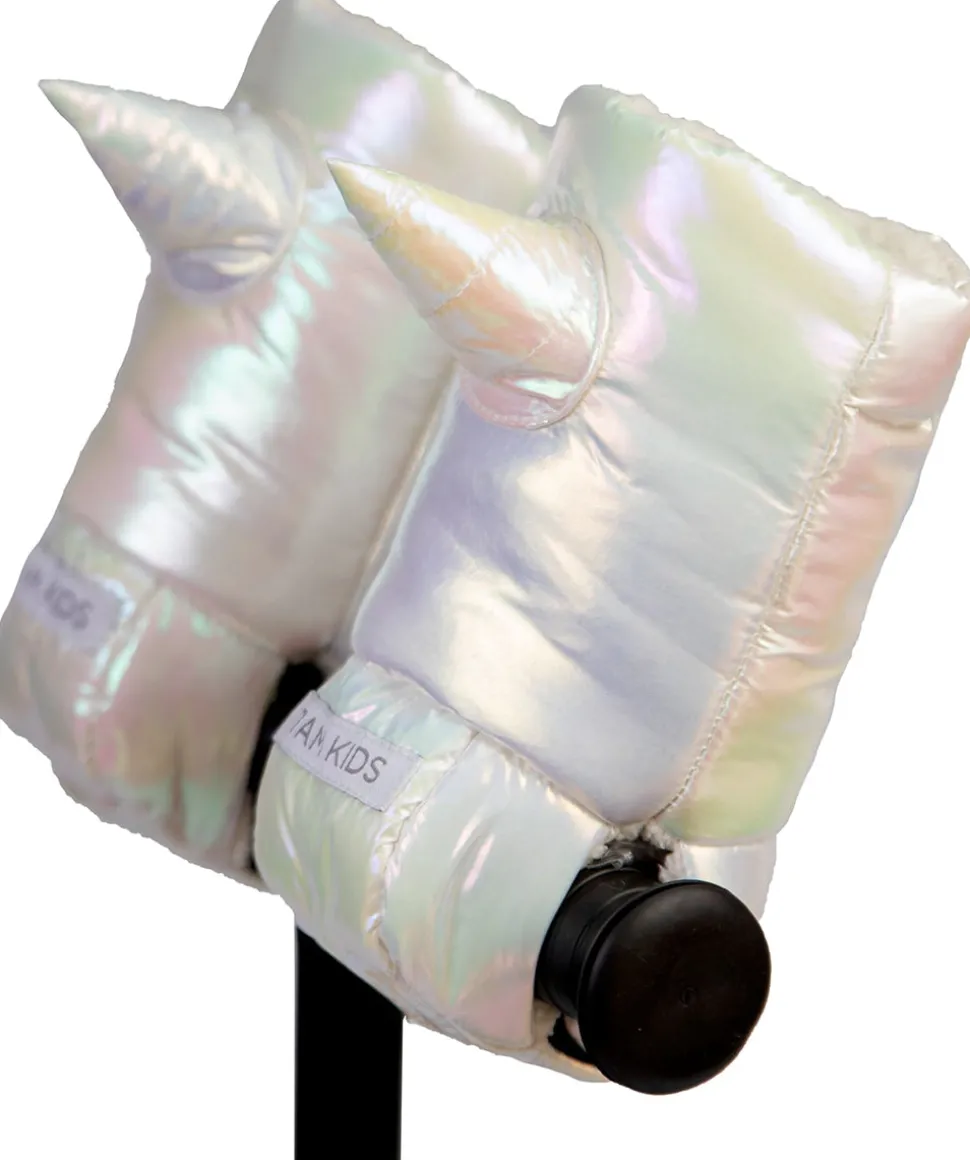 7 A.M. Enfant KIDS Warmmuffs - Unicorn - Iridescent (2T-4T)