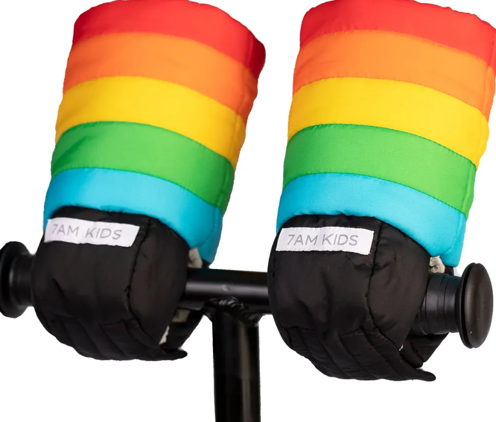 7 A.M. Enfant KIDS Warmmuffs - Rainbow (2T-4T)