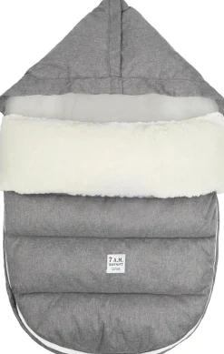 7 A.M. Enfant LambPOD Footmuff, Small/Medium (0-18M) - Heather Grey