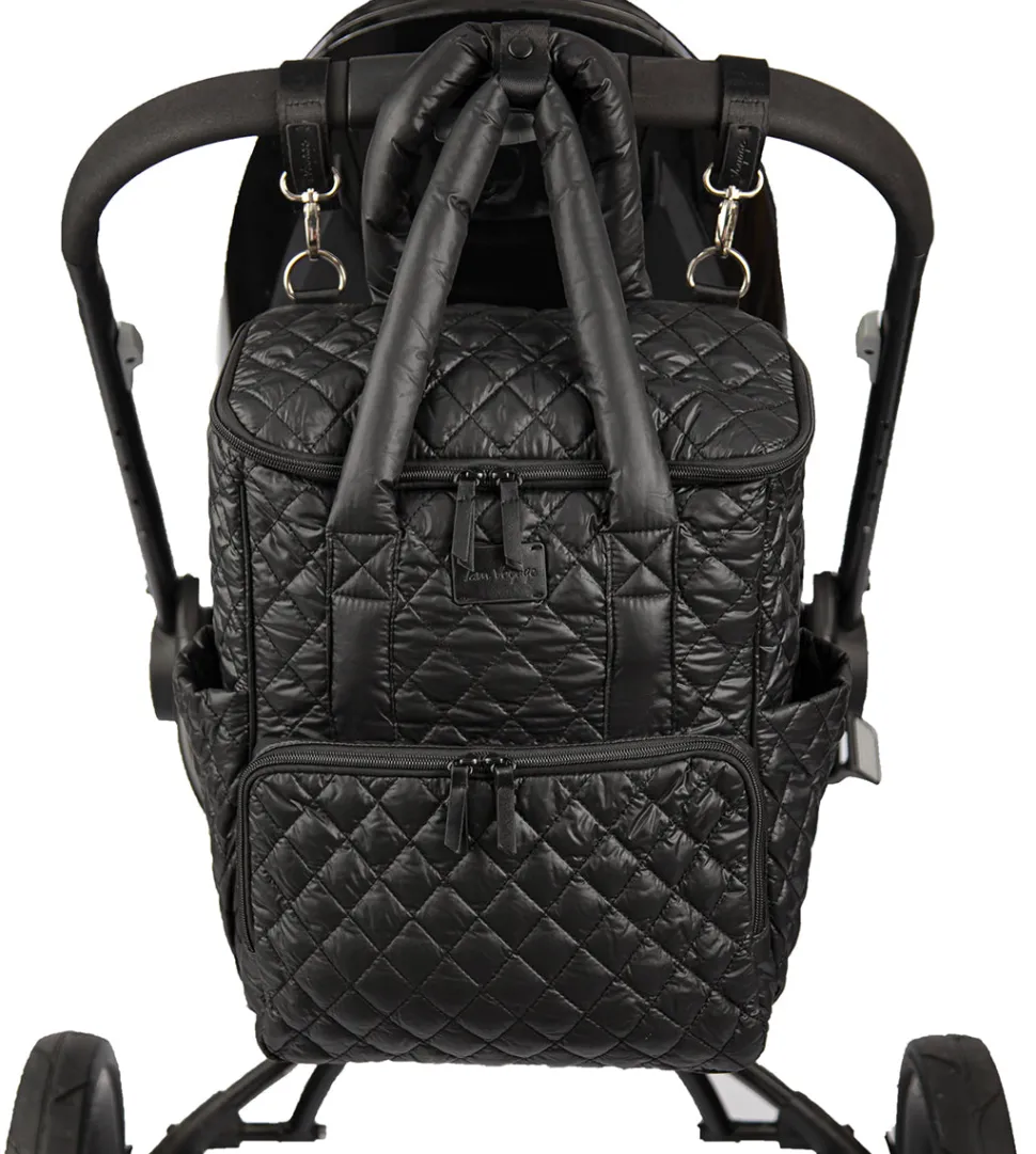 7 A.M. Enfant London Diaper Backpack - Black