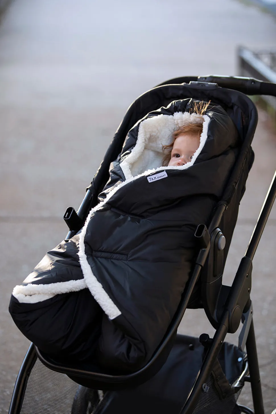 7 A.M. Enfant Nido Cloud Heavyweight Infant Wrap - Core - Heather Grey (6-18m)