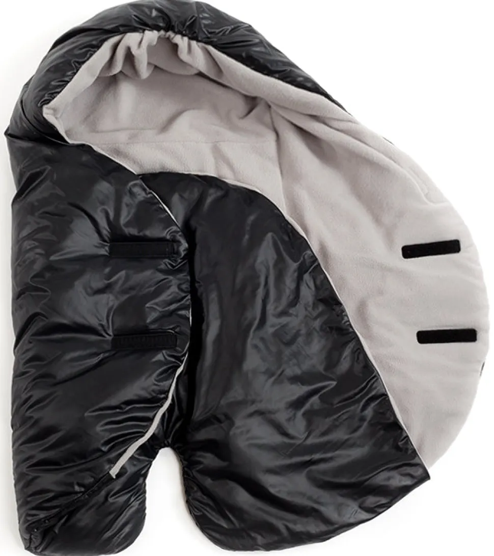 7 A.M. Enfant Nido Quilted Wrap, Small - Black