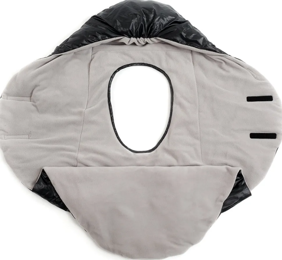 7 A.M. Enfant Nido Quilted Wrap, Small - Black