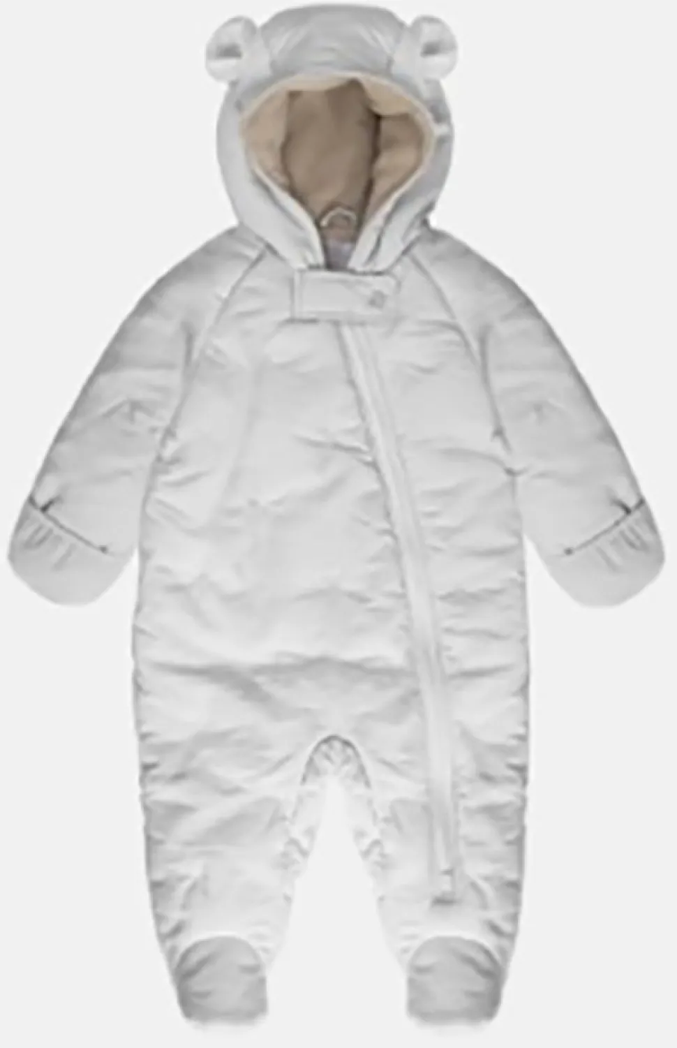 7 A.M. Enfant Snowsuit Airy - Whisper White (6-12M)