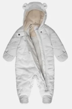 7 A.M. Enfant Snowsuit Airy - Whisper White (6-12M)