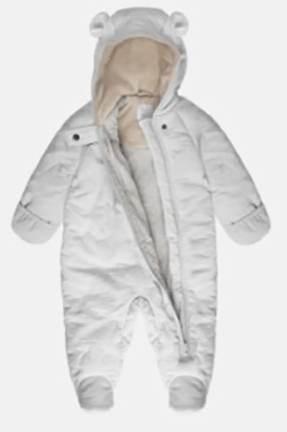 7 A.M. Enfant Snowsuit Airy - Whisper White (6-12M)