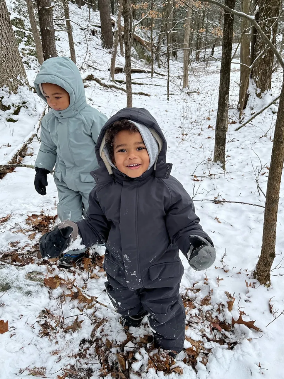 7 A.M. Enfant Snowsuit Grand - Benji - Smokey (3-4T)