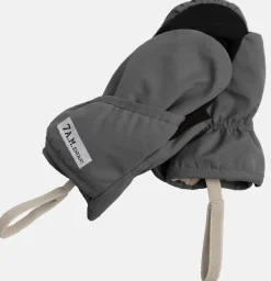 7 A.M. Enfant The Cub Mitten & Hat Set - Benji - Smokey (6-12M)