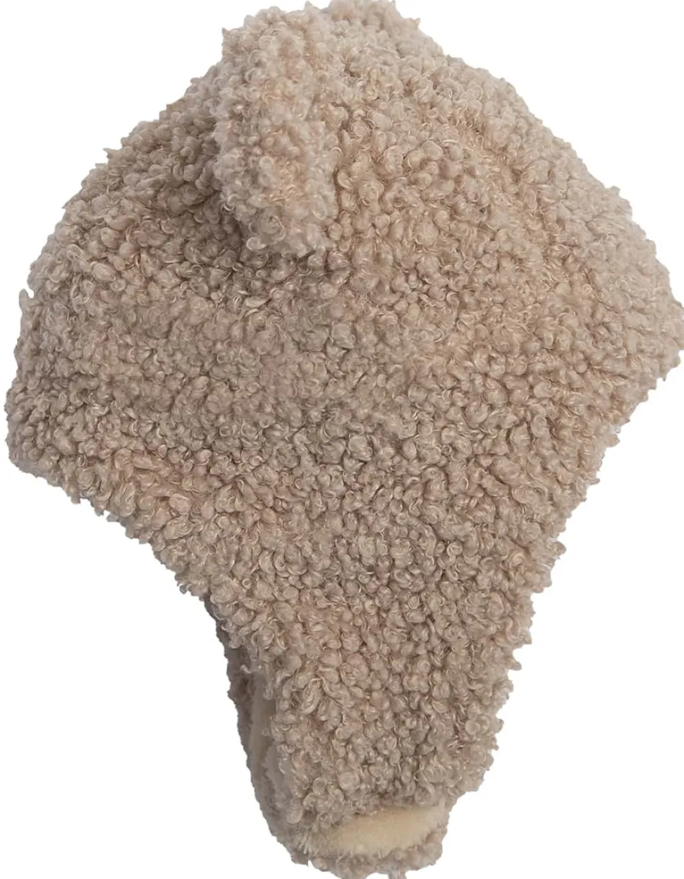 7 A.M. Enfant The Cub Mitten & Hat Set - Teddy - Oatmeal Teddy (6-12m)
