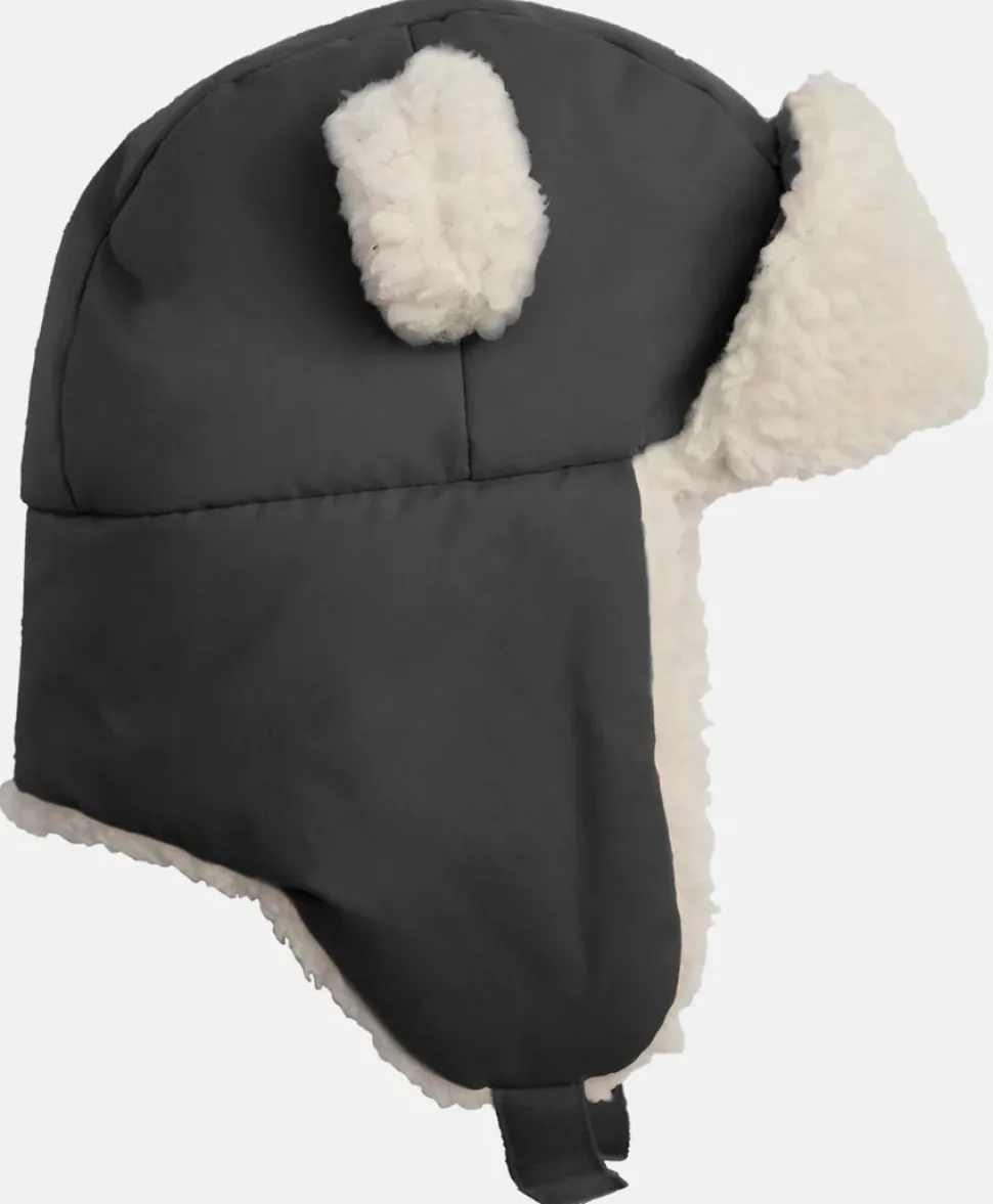 7 A.M. Enfant The Cub Mitten & Hat Set - Benji - Smokey (12-18M)