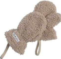 7 A.M. Enfant The Cub Mitten & Hat Set - Teddy - Oatmeal Teddy (12-24m)