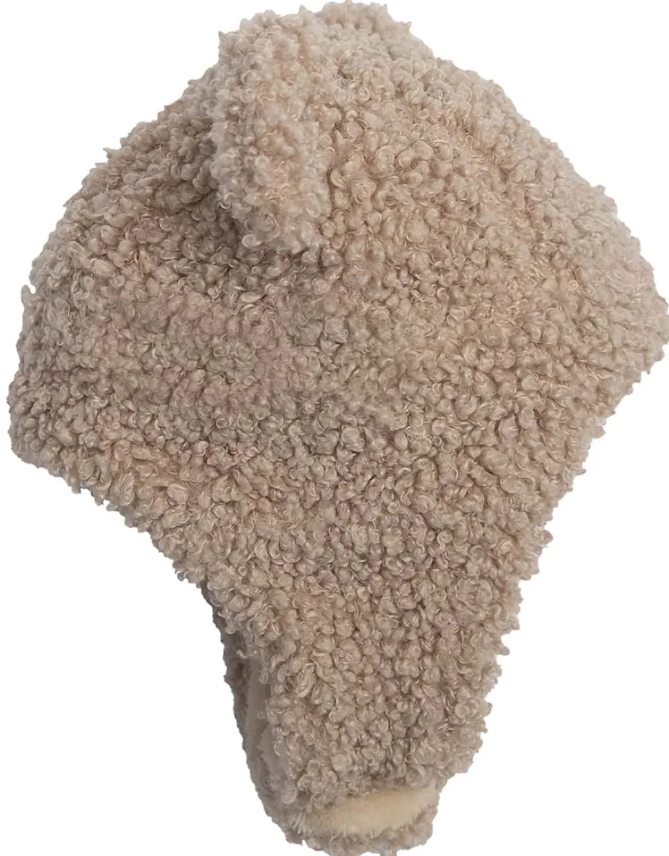 7 A.M. Enfant The Cub Mitten & Hat Set - Teddy - Oatmeal Teddy (0-6m)