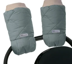7 A.M. Enfant warmmuffs - Benji - Mirage Blue Quilted