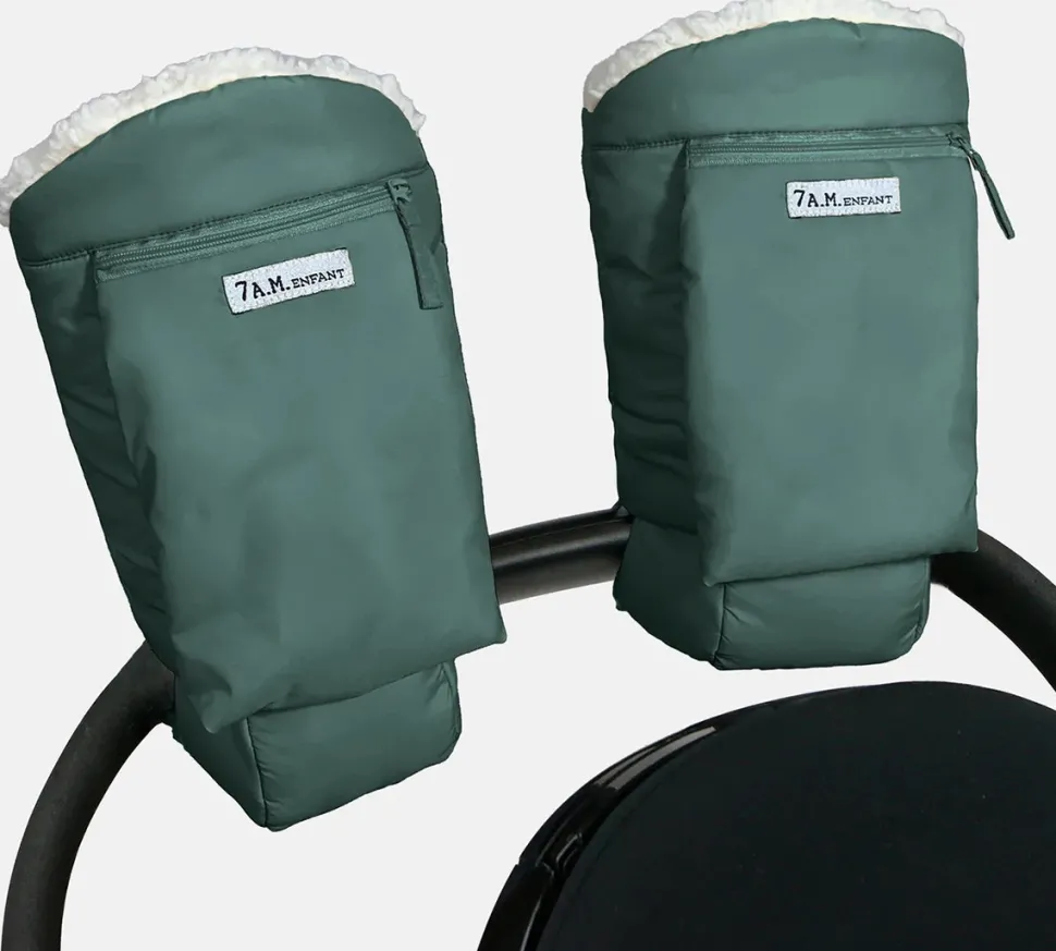 7 A.M. Enfant Warmmuffs - Oslo - Pine (One Size)