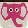 3 Sprouts Storage Bin - Elephant Pink