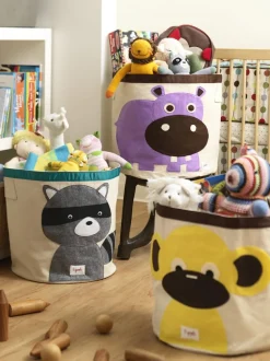 3 Sprouts Storage Bin - Raccoon Grey