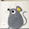 3 Sprouts Storage Box - Mouse Gray