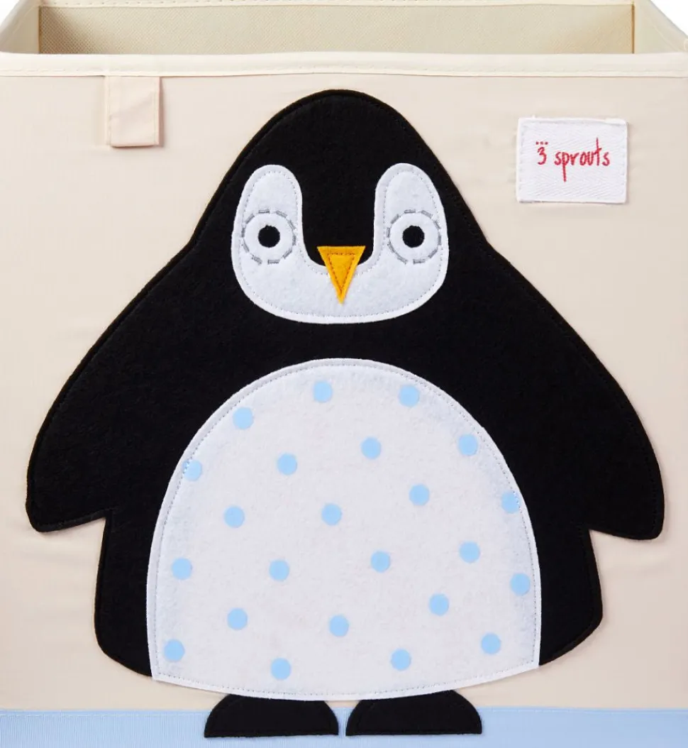 3 Sprouts Storage Box - Penguin