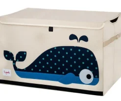 3 Sprouts Toy Chest - Whale