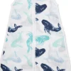 Aden + Anais Classic Sleeping Bag - Seafaring Whale - Small
