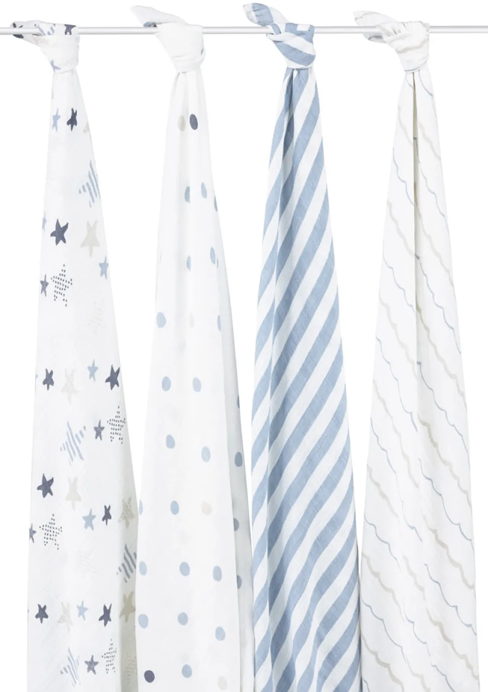Aden + Anais Classic Swaddle Wraps, 4 Pack - Rock Star